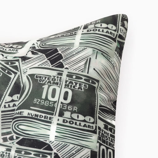 Подушка декоративная ЭтельMoney 40х40 см, велюр, 100% п/э  фото 2