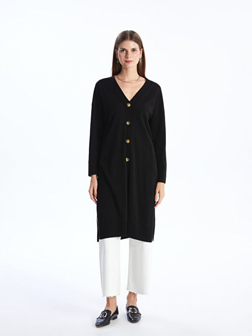 V Yaka Kad?n Triko H?rka