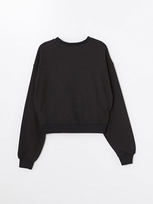 Bisiklet Yaka D?z Uzun Kollu Kad?n Sweatshirt - Waikiki фото 2