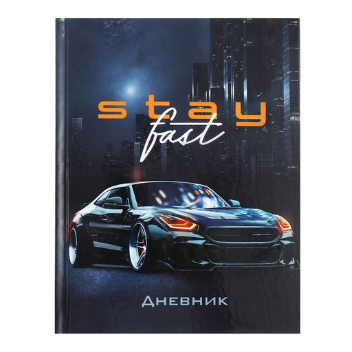 Цена за 2 шт. Дневник универсальный для 1-11 классов, «Тачка Stay Fast», твердая обложка 7БЦ, глянцевая ламинация, 40 листов