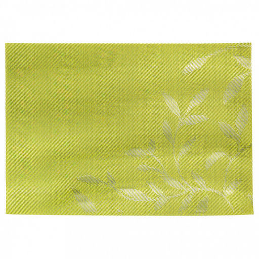 Салфетка под горячее (термосалфетка) Веточки уголок 30х45см ПВХ, оливковый (Китай)