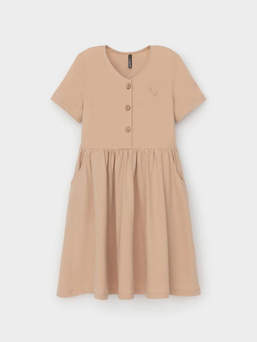 КР 5876/нежный бежевый к567 платье для дев - Crockid фото 2