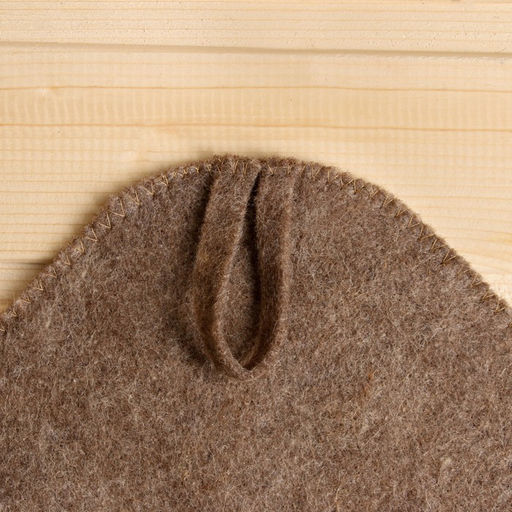 Коврик для бани Классический войлок, тёмный, 40х30см - Добропаровъ фото 4