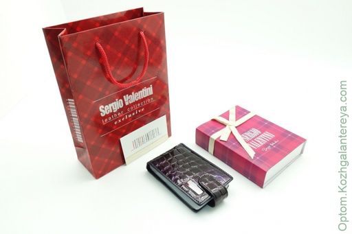 Женская кожаная визитница Sergio Valentini СВ 3256-223 фото 5