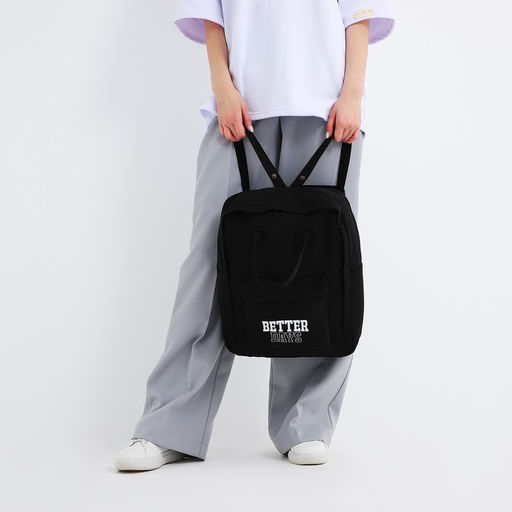 Рюкзак школьный текстильный Better days, 38?27?13 см, чёрный - Nazamok фото 9