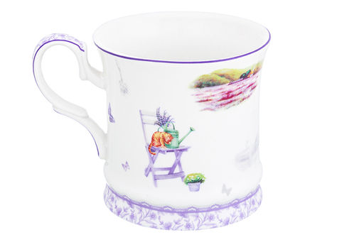 Кружка 170 мл 10,5*8*7,5 см Лаванда NEW BONE CHINA - Elan gallery фото 4