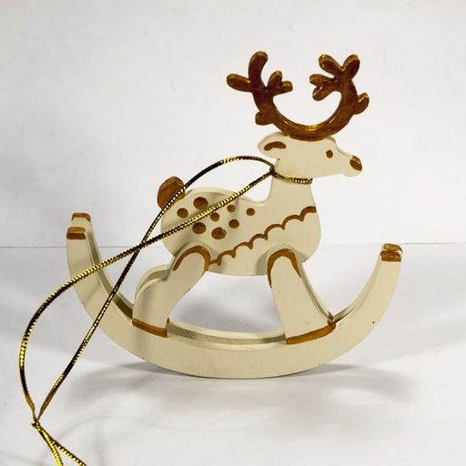 Елочные игрушки - Олень на качалке 1013 - Idh фото 4