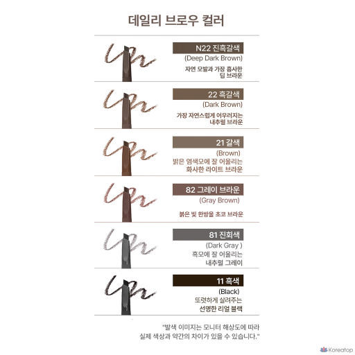 Карандаш автоматический для бровей 82 серо-коричневый - Auto Eyebrow Pencil Color 82 Gray Brown, 0,2 гр