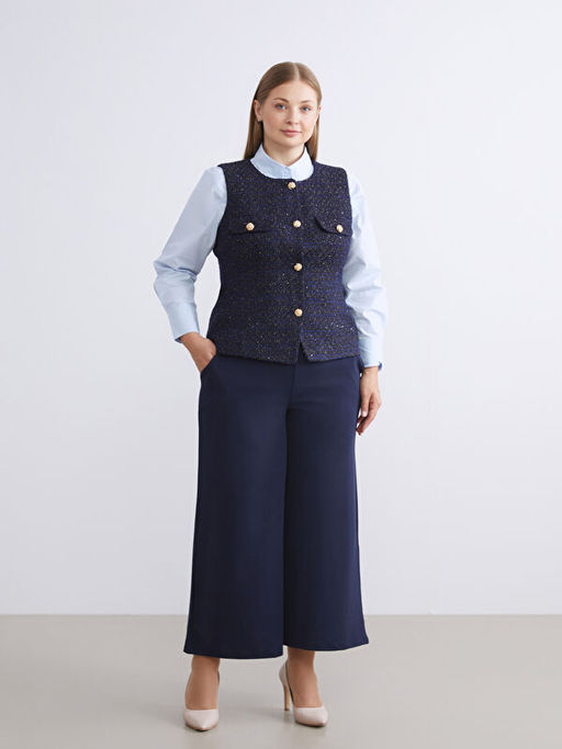 Beli Lastikli Geni? Pa?a Kad?n Pantolon