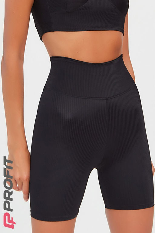 Шорты-велосипедки в рубчик, с высокой талией shd.130.001 - Profit фото 14