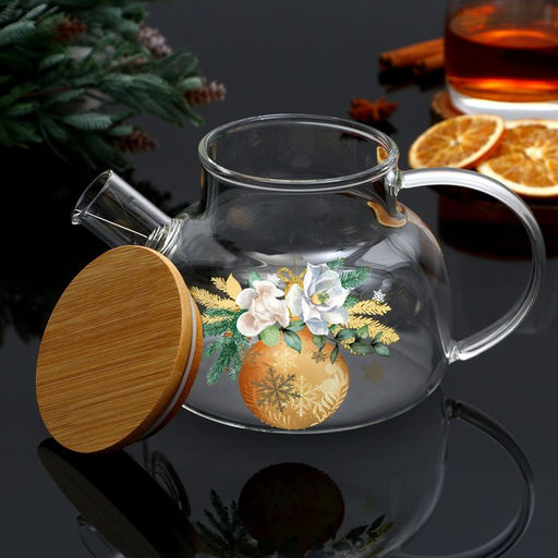 Чайник заварочный новогодний «Зимние истории», 800 мл