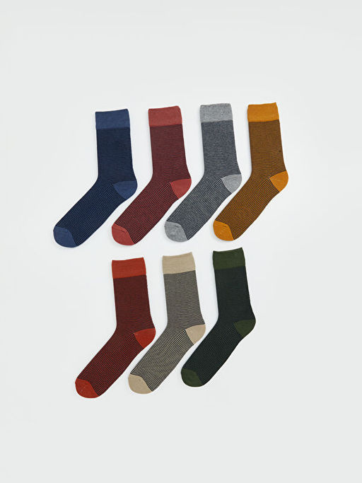 ?izgili Erkek Soket ?orap 7li