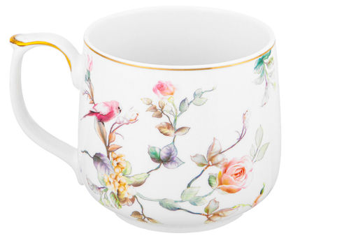 Кружка 500 мл 13,5*10*9 см Певчие птички NEW BONE CHINA - Elan gallery фото 6