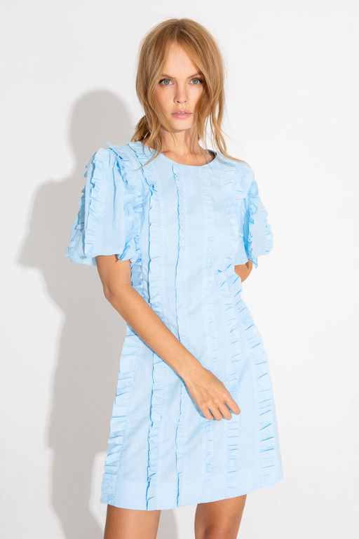 Платье Pirs 4547 голубой  фото 4