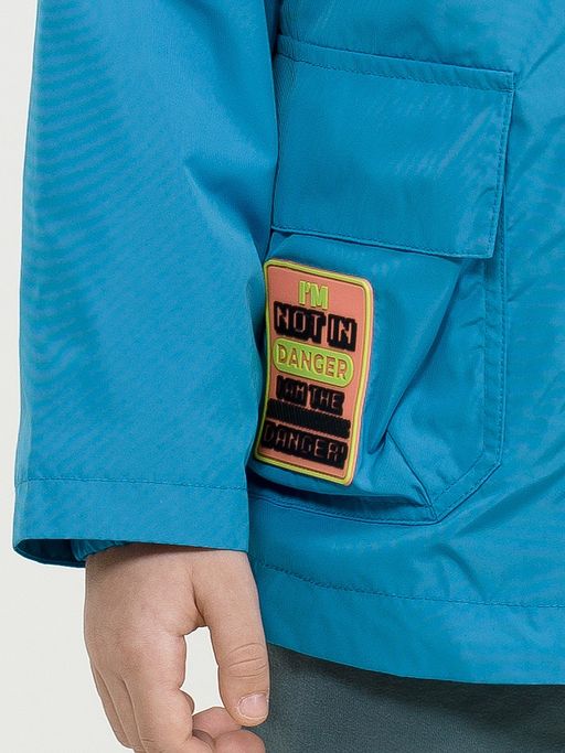 PELICAN, ветровка для мальчиков, Голубой фото 7