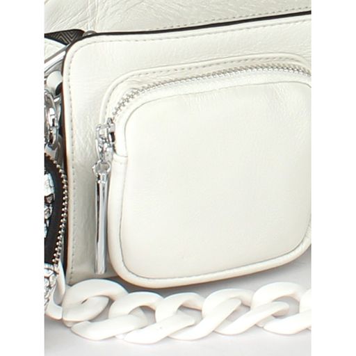 Сумка женская натуральная кожа GU 2033-2573, 1отд, плечевой ремень, белый SALE 245038 - Adelia фото 9