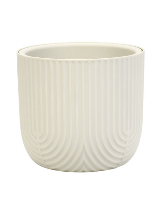 Кашпо со вставкой 3,7 л d22 см h20 см РАМОНА белый