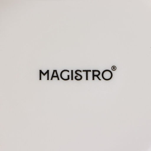 Блюдо для подачи Magistro «Церера», 21×18.7 см, фарфор, белое