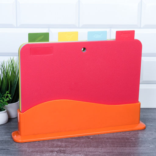 Доска разделочная 4 штуки на подставке / DLS-CB-125 /уп 20/ОРР - Галеонтрейд фото 3