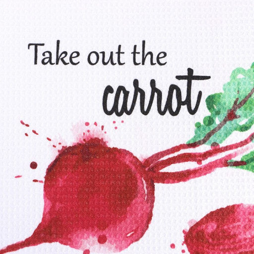 Набор кухонных полотенец Доляна Овощи 40х603см, 3 шт, 100% пэ  фото 3