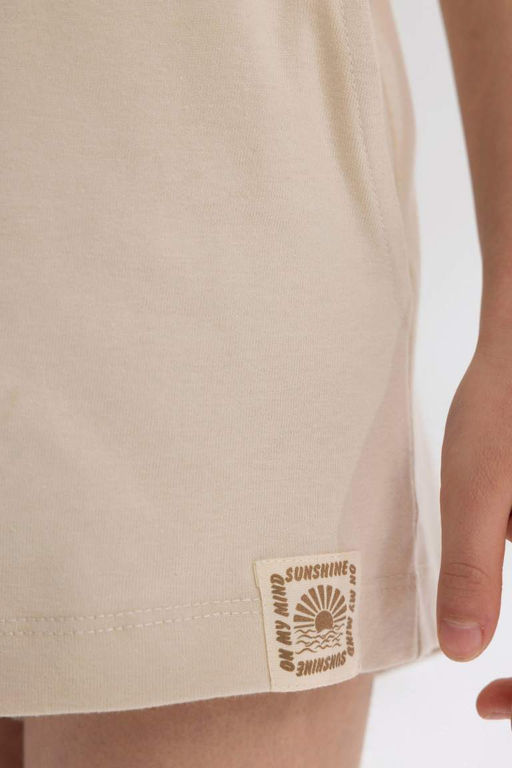 Шорты с кружевной талией для девочек - Defacto фото 5