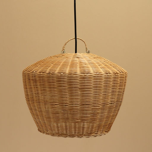 Светильник потолочный из ротанга «Даниэль», 1×120 Вт, Е27, 45×45×30 см