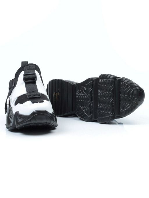 05-FDG103-2P WHITE/BLACK Кроссовки женские (натуральная кожа, текстиль) - No name фото 12