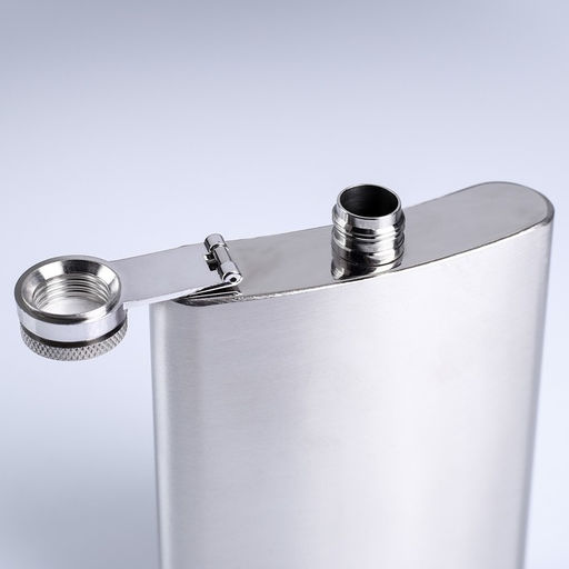 Фляжка Мастер К Полковник, 240 мл, в чехле, подарочная, армейская, 8 oz, нержавеющая сталь, зелёная