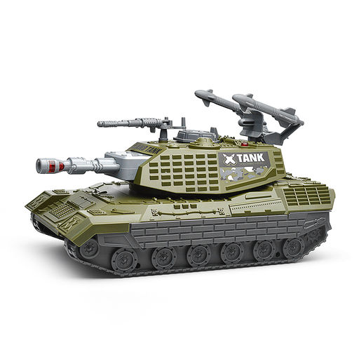 Танк "Ударная сила" (свет, звук) в коробке