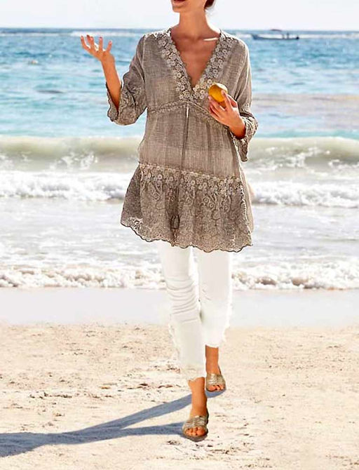 Туника, серая - Ashley brooke фото 3