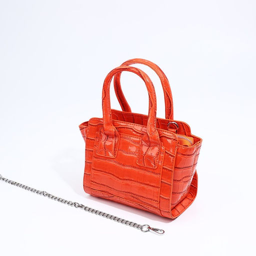 Сумка-тоут на молнии, цвет оранжевый - Simaland фото 8