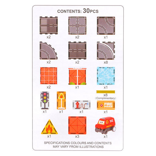 Конструктор "Сцепи‑ка" (магнитный, 30 дет.) в коробке