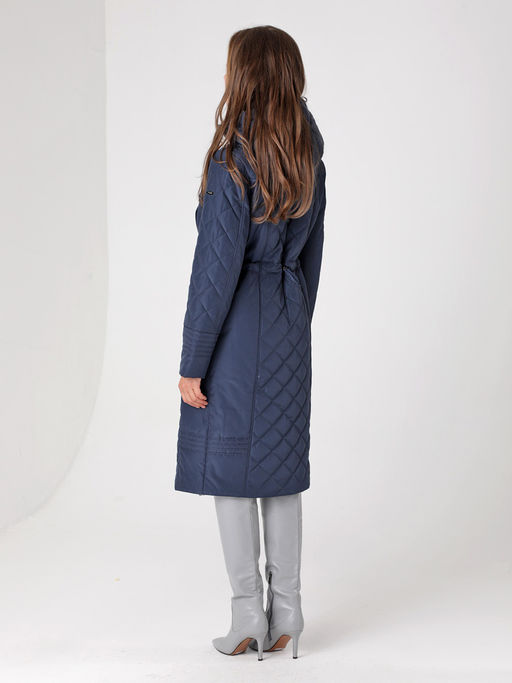 24316 Пальто дем. т.синий - Dizzyway фото 4