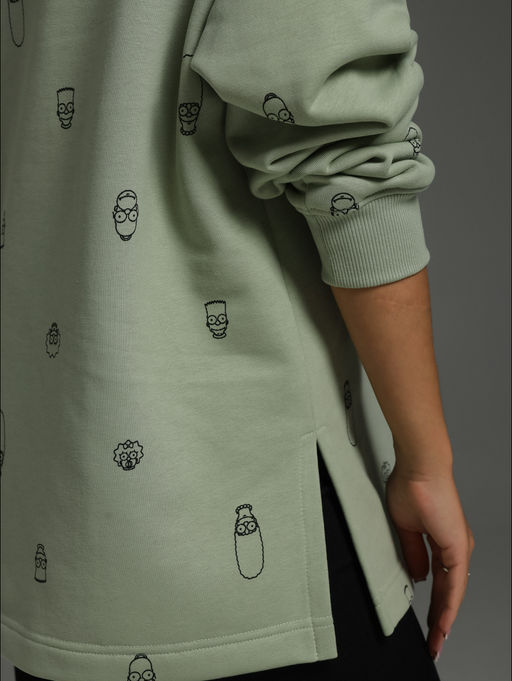 Зара свитшот женский (голубой), футер трехнитка - Lovetex фото 18