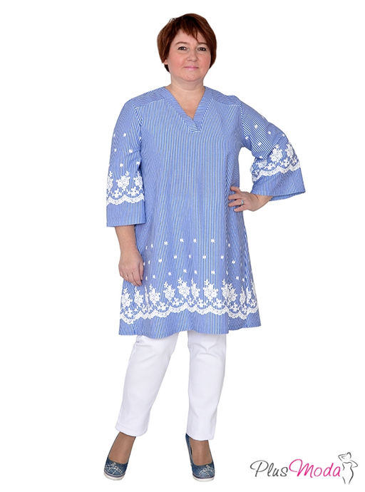 Туника Модель №415 размеры 44-80 - Plusmoda фото 2