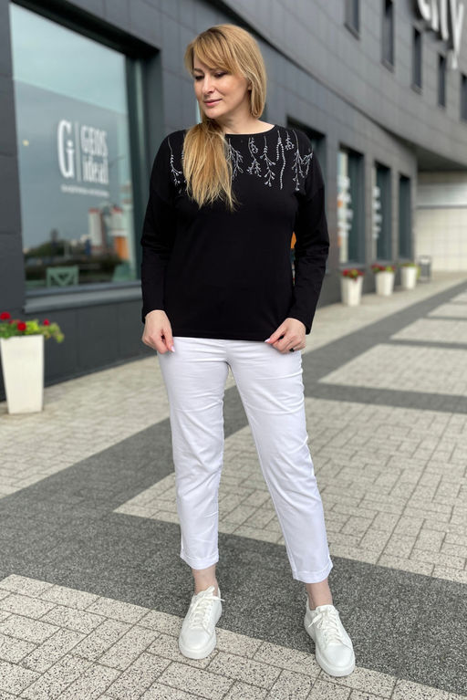 Джемпер Rumoda 2152 черный/дл.рукав  фото 4