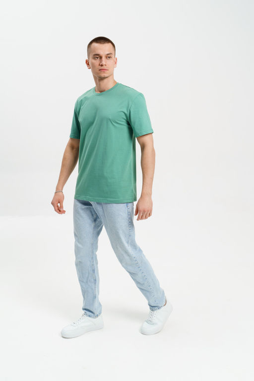 Мужская базовая футболка из 100% хлопка - Solo mio фото 6