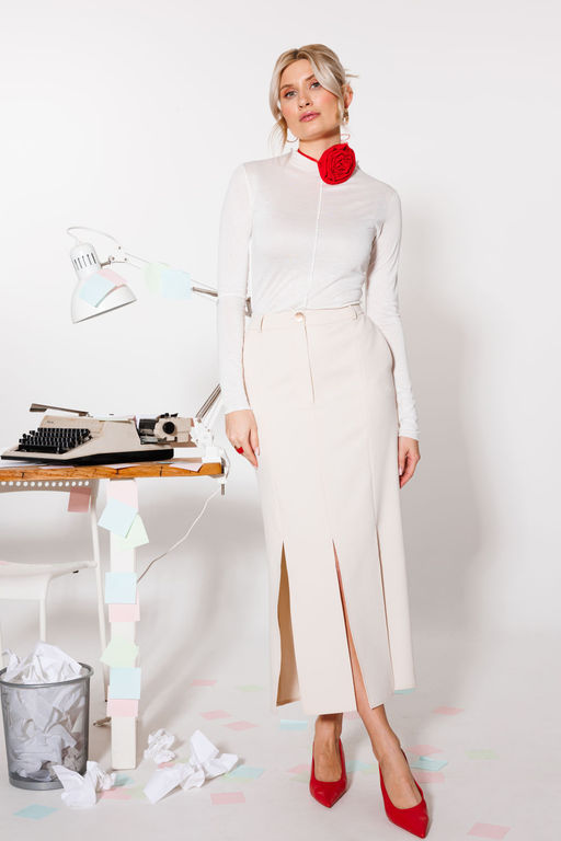 Юбка KOKOdea 5.10 бежевый  фото 2