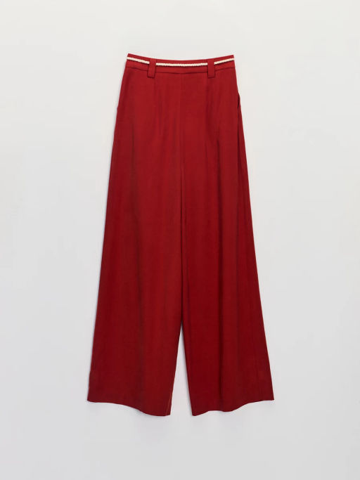 Широкие брюки из вискозы с поясом ZR2605022108-21 / Zarina