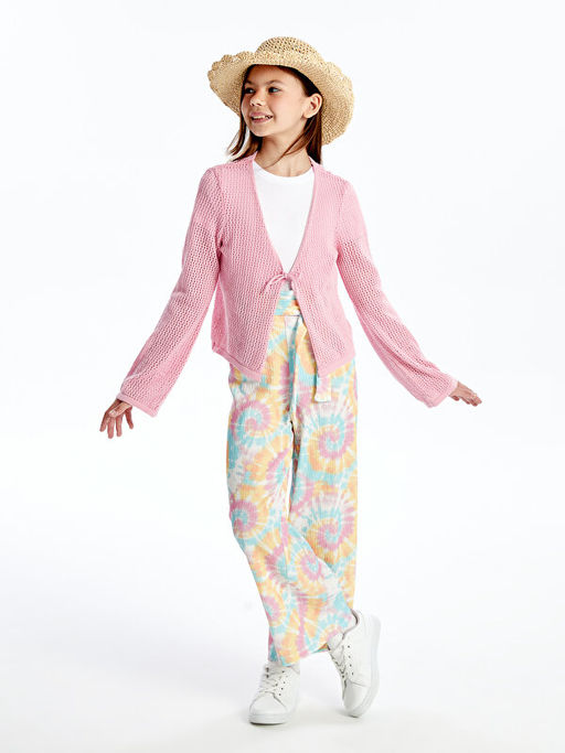 V Yaka Ajurlu K?z ?ocuk Triko H?rka - Waikiki фото 5