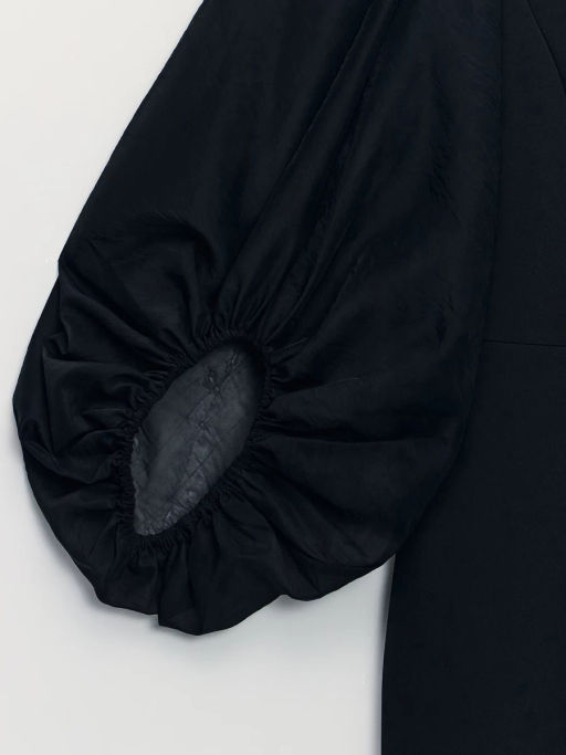 Платье мини с объемными рукавами / Zarina фото 3