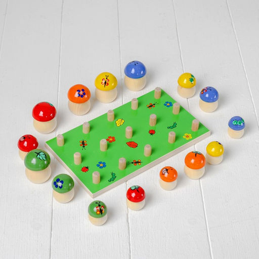 Счётный материал «Грибочки на полянке», 15 шт.