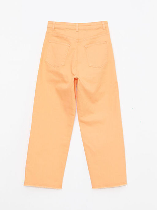 Basic Geni? Pa?a Gabardin K?z ?ocuk Pantolon - Waikiki фото 2