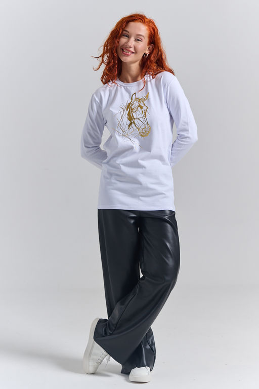 8574 футболка с дл.рукавом унисекс - Натали фото 6