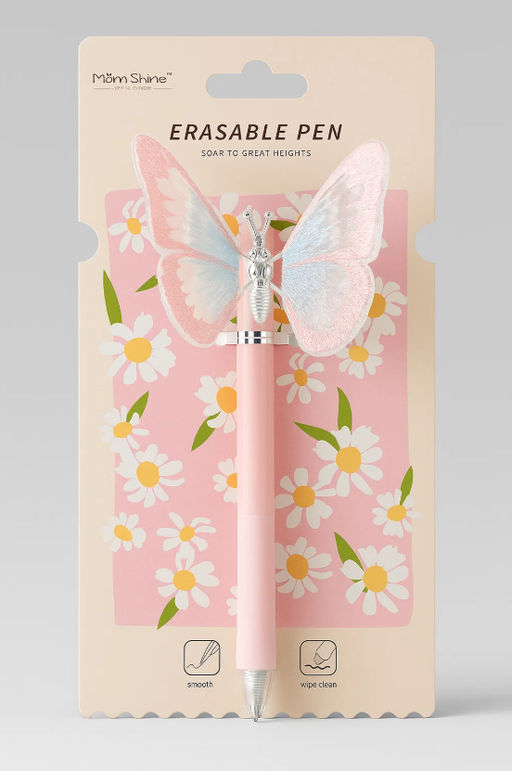 Ручка пиши-стирай "Beautiful butterfly", pink