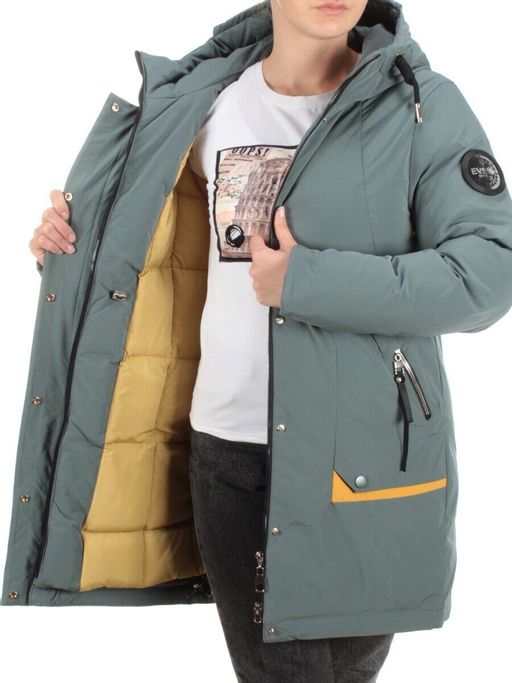 M2008 MENTHOL Пальто зимнее женское MARIA (холлофайбер)