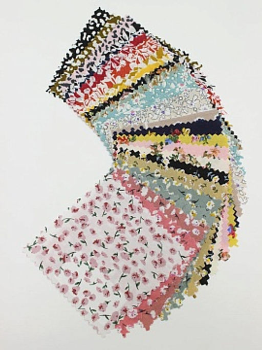 Комплект образцов Штапель принт №5