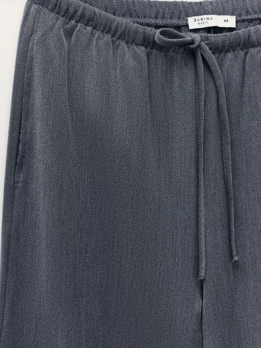 Брюки на кулисе с вискозой в составе / Zarina  фото 8