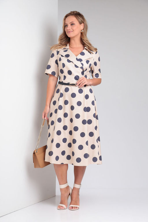 Платье AMORI 9796 бежевый  фото 3