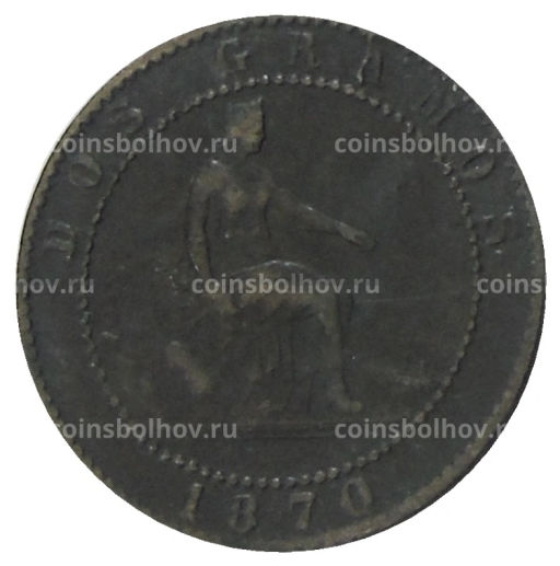 2 сентимо 1870 года Испания